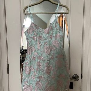 floral hoco/semi formal/wedding dress